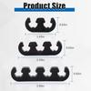 B4B BANG 4 BUCK 12 Pcs Spark Plug Wires Separator Divider Kit Ignition Wire Separators Holder Black Wire Loom