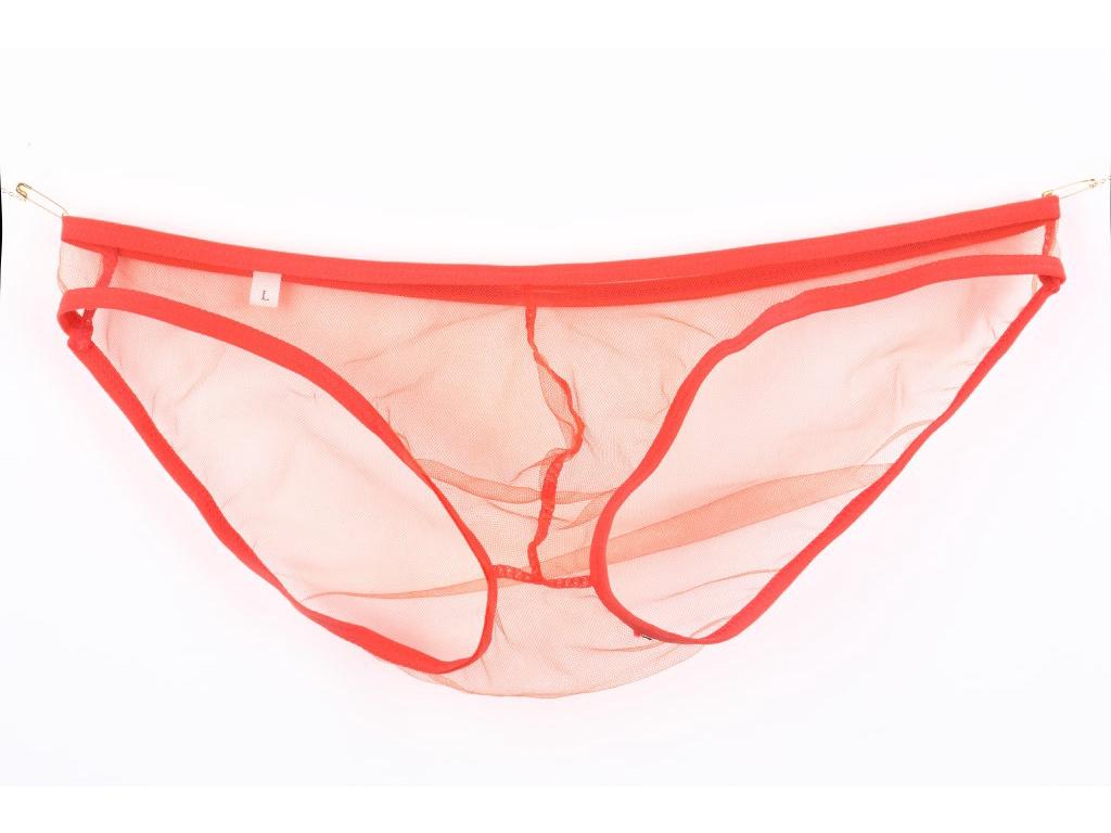 Slip bărbați din plasă cu talie joasă - Mărime mare C-034