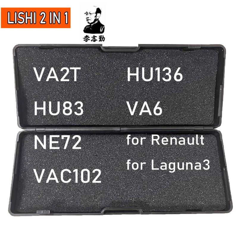 

Newest LiShi 2 in 1 VA2T VA2 HU83 NE72 VAC102 HU136 VA6 for Renault V.2 Laguna3 Locksmith Tools for Renault,Citroen Peugeot NE72