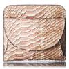 Made in Italy cowhide Anaconda Diamantina ladies bi-fold wallet BOX type coin purse money luck up feng shui money luck wallet present for gift boxed