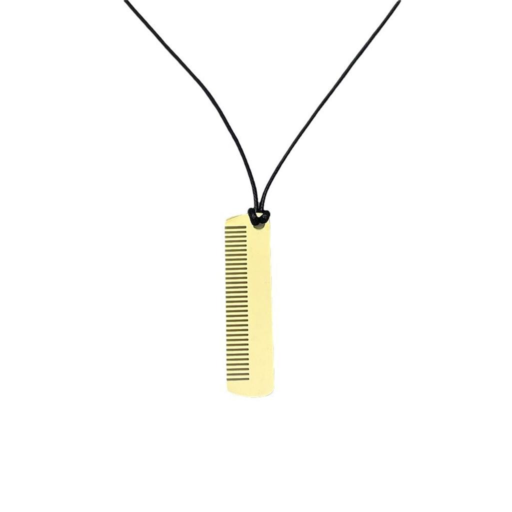 Hair Comb Pendant Necklace for Long Hair and Bangs Elegant Sweater Chain Trendy Jewelry for Women Party Accessories