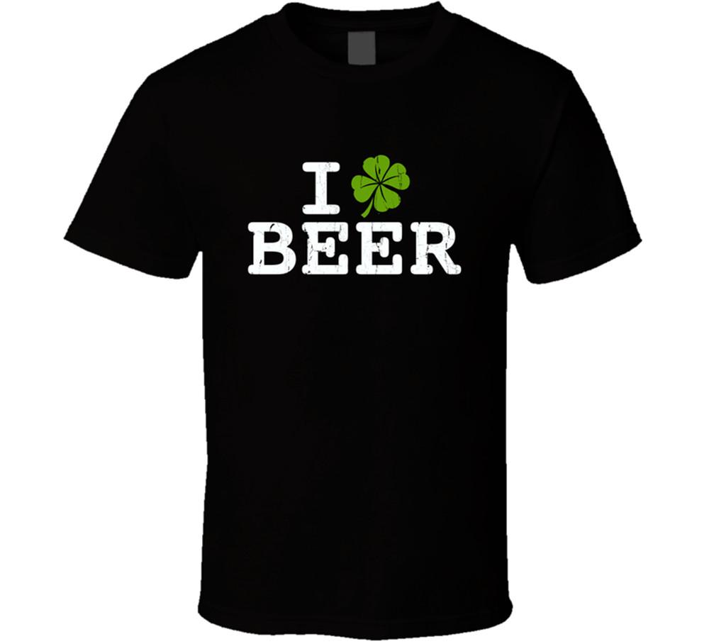 I Love Beer, Irish Beer Funny T Shirt Tee Gift New L