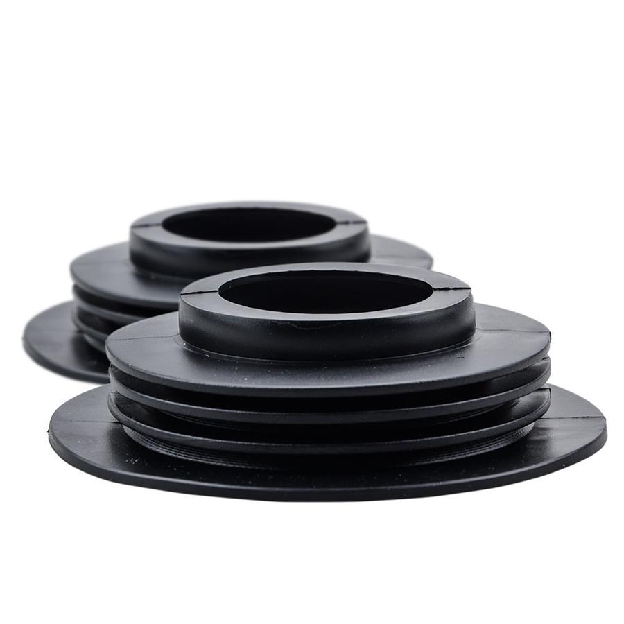 New 2 X Black Rubber Car Off-Road LED Headlight Retrofit Housing Seal Cap Dust Cover