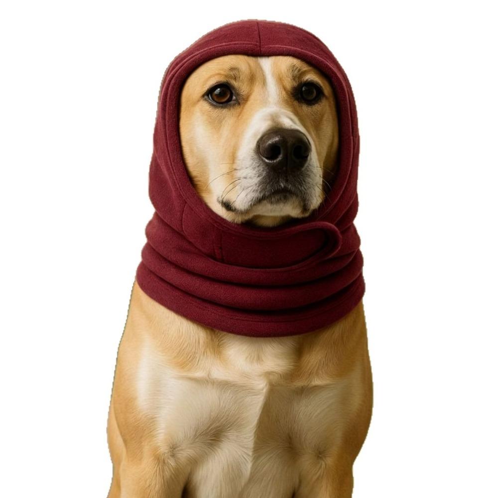 Adjustable Dog Noise Reduction Ear Muffs Breathable Calming Hood Pet Calming Hood Thunderstorm