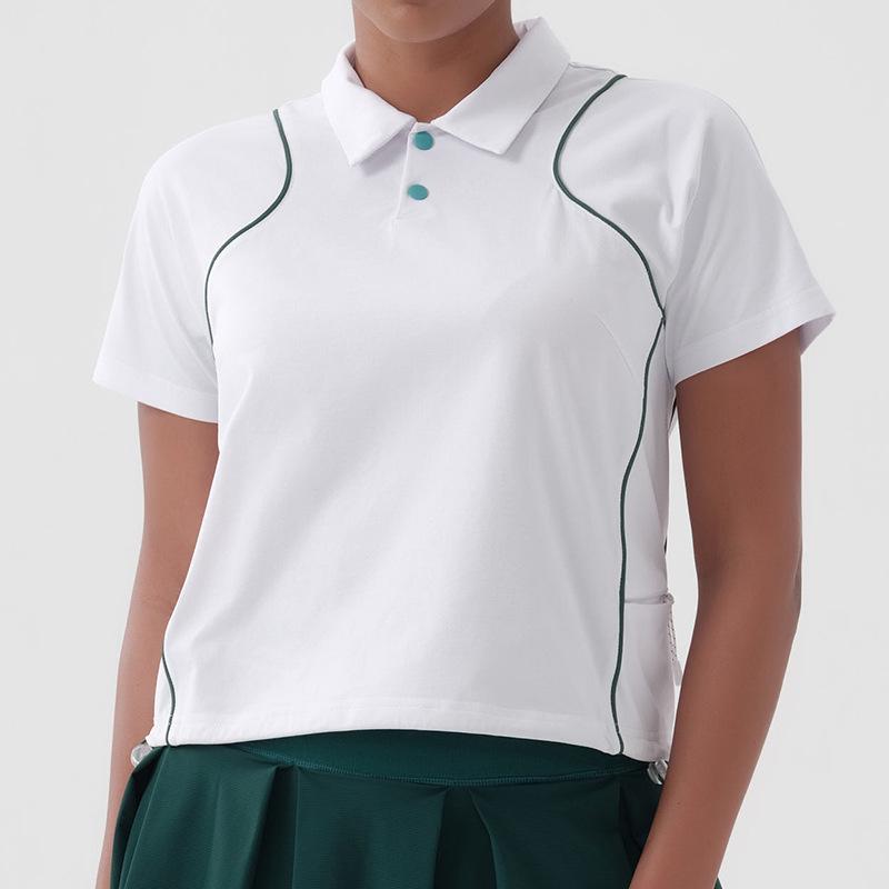 

Женская осенняя спортивная футболка-поло свободного кроя Wuxi Jiu Yi Large