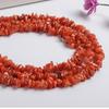 Natural Southern Red Agate Crystal Spacer Beads - Handmade Irregular Crushed Stones for DIY Jewelry