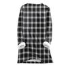 Women's Fashion Plaid Print Round Neck Long Sleeve Plush Winter Warm Pullover Top
