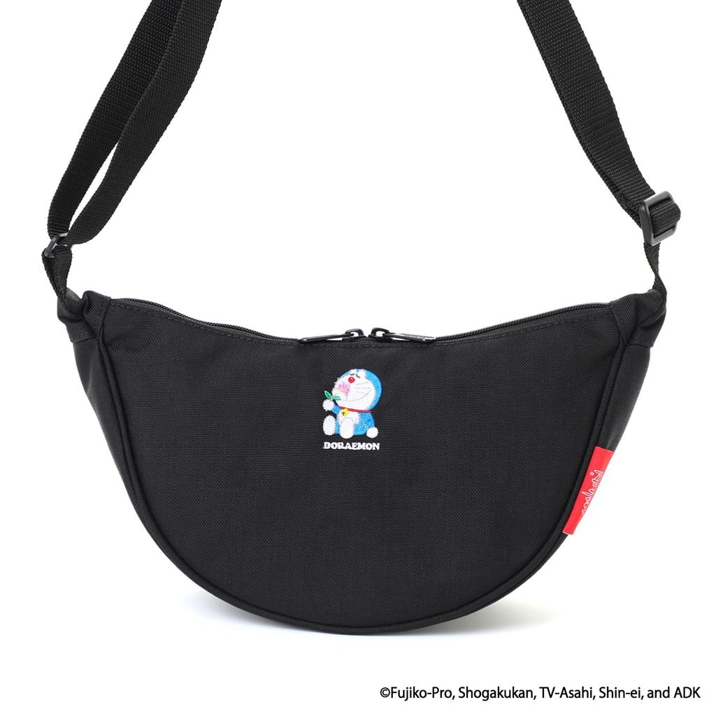 Genuine Shoulder Bag Bronck Crescent Bag Doraemon 25 Black [Manhattan Portage] [Official]