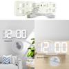 3D LED Digital Alarm Clock Wall Clock, Desk Alarm Clock,Time/Date/Temperature for Home/ Kitchen/Office