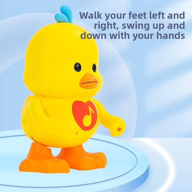 Duck Dancing Toy With Sing Musical Light For Children Gifts Early Education