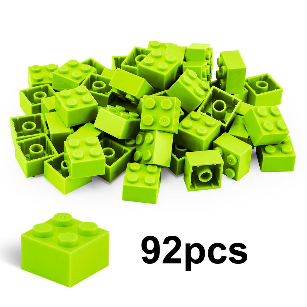 100g 2x2 high brickBuilding Blocks Thick FiguresBricks Dots Educational Creative SizeCompatible With Plastic Toys forChildren