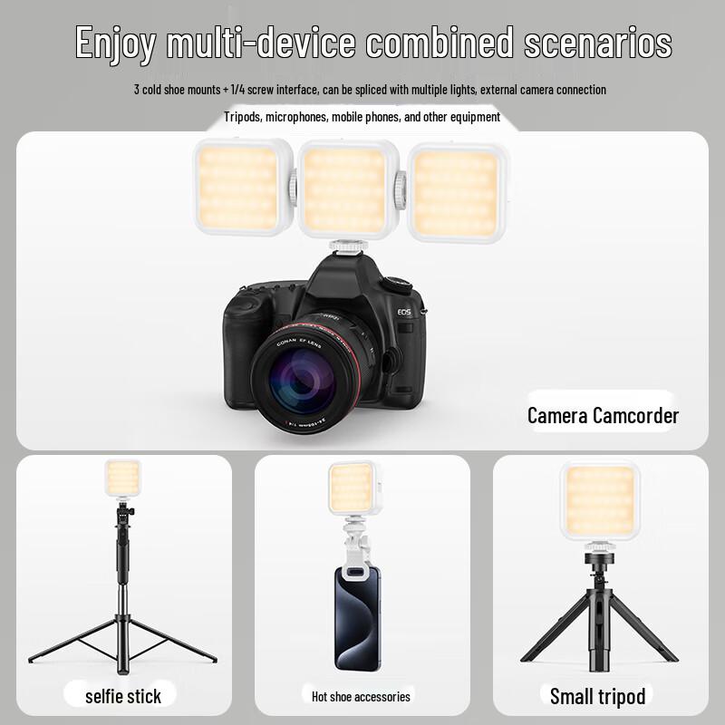 ShuoTu RGB LED Portable Video Light