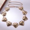 Turquoise Heart Fashion Waist Chain For Women With Metal Material And Design Elegant