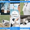 Adjustable Airflow Clip-on Waist Fan Detachable Design Multifunctional Fan  Commuting Travel