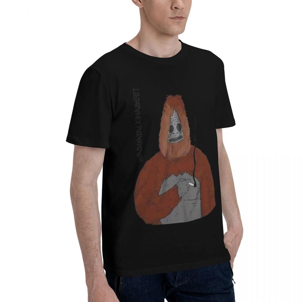 Sassy The Sasquatch Smoke 100 Cotton Casual Breathable Confortable Manga Designer Clothes Men Funny Gifts