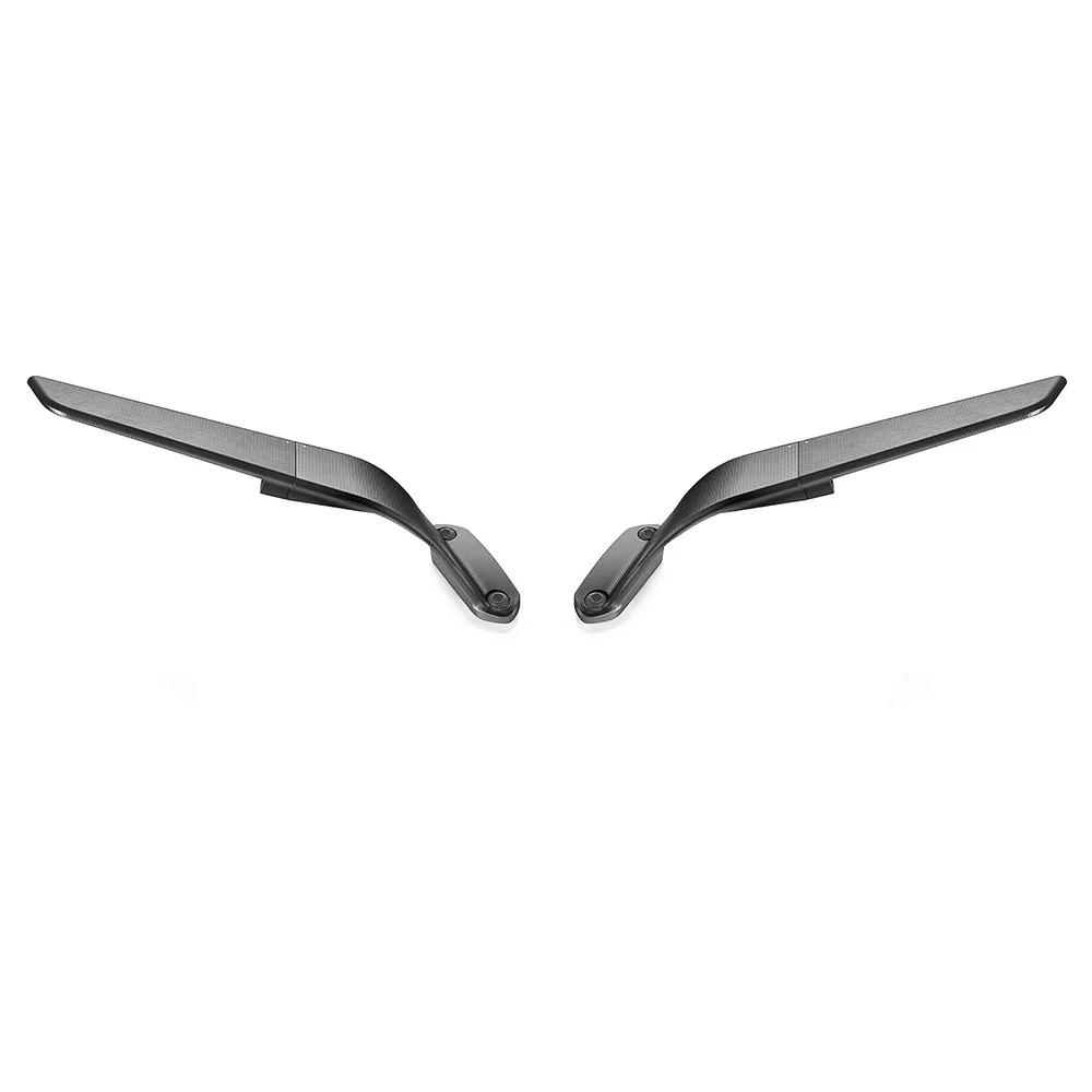 Rearview Mirrors Stealth Mirrors Sport Winglet Mirrors Adjustable Stealth Mirrors For Kawasaki Ninja ZX4R ZX4RR ZX6R Ninja 636 чёрный