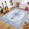Living Room Bedroom Rug Vintage Floral Pattern Non Slip Machine Washable Thick Carpet Home Decor  Carpets for Living Room Rug