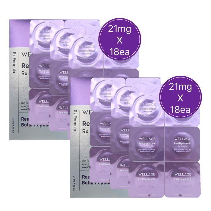 WELLAGE Season 4 Capsule Ampoule Freeze-Dried Hyaluronic Acid Hyaluronic RX 36 Doses (2 Boxes) Capsules Only (37583385)