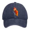 Cap Mens Womens Embroidered Distressed Adjustable Sun Hat Cotton Funny Hats