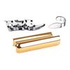 Guitar Slide Stainless Steel Tone Bar Guitar Lap Slide Tone Bar with 3Pcs Finger Picks & 1Pc Thumb Pick for Guitar Bass