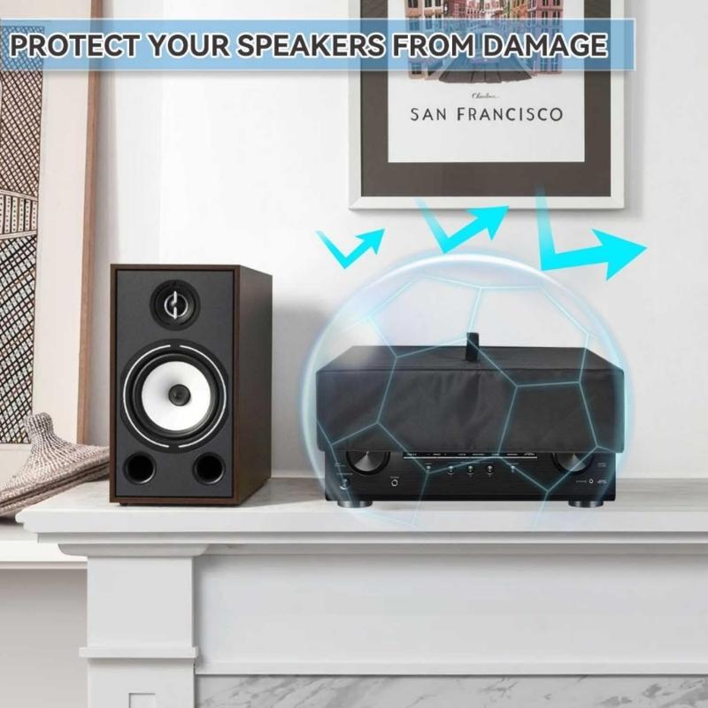 Protective Dustproof Auditory Receiver Cover for Home Theater Receivers Easy Access for STRDH190/STRDH590 5.2Ch