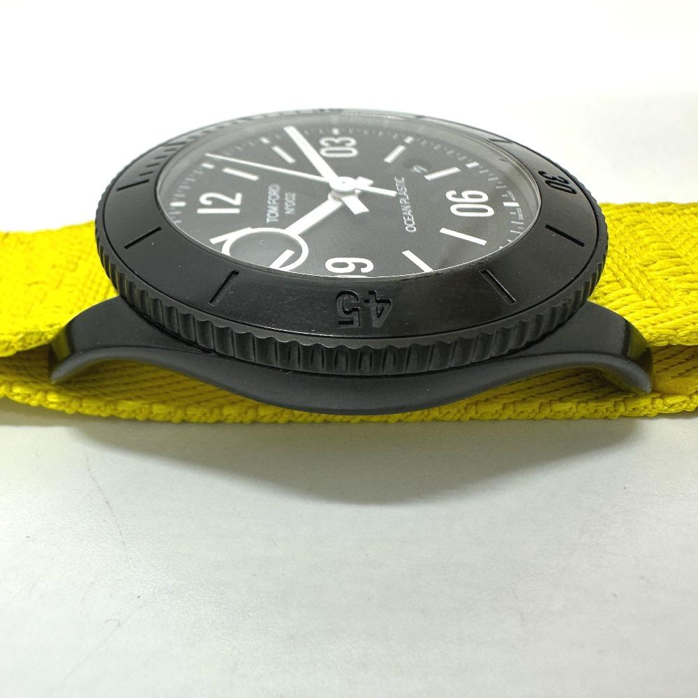 TOM FORD No.002 Ocean Plastic Sports Timepiece Automatic Wristwatch SS Black