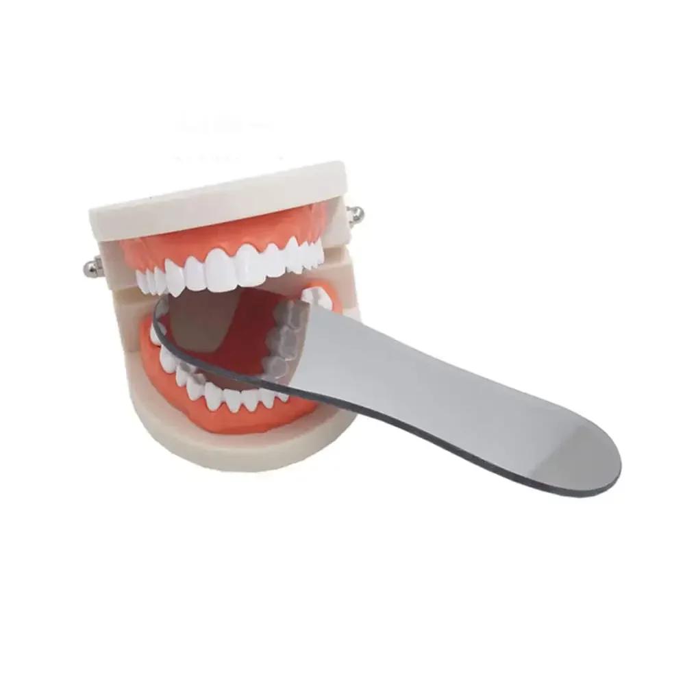 1Pc Dental Rhodium Occlusal 2-Side Reflector Intraoral Photographic Glass Mirror