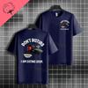 Unisex  Unisexs Funny Do Not Disturb Bear Graphic Tshirt 100 Cotton Short Sleeve Round Neck Fashion Casual Tshirt