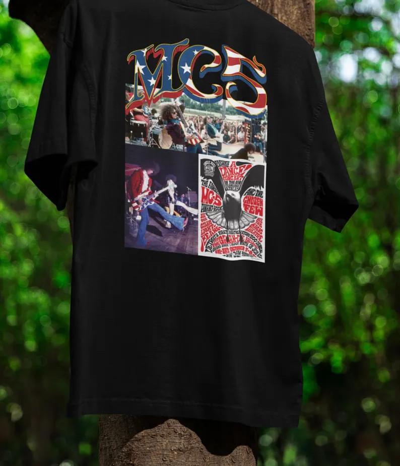 Vintage Mc5 Band TShirt Unisex Heavy Cotton Tee Unisex T-Shirt XL