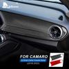 Real Soft Carbon Fiber Sticker for Chevrolet Camaro 2016 2017 2018 2019 2020 2021 2022 2023 Car Interior Co-Pilot Center Console