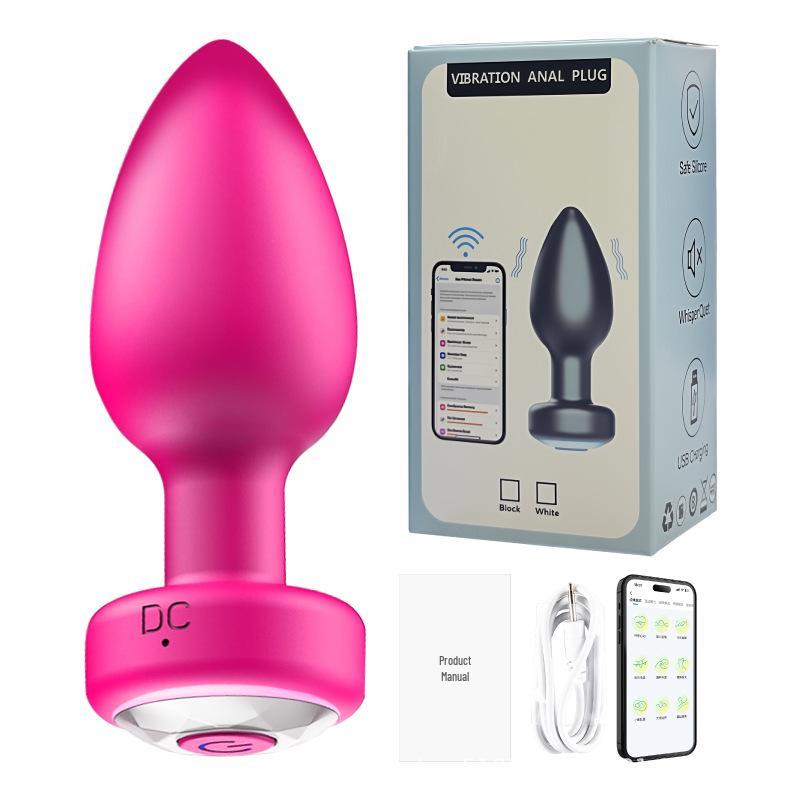Long-Distance Wireless Remote Control Vibrating Butt Plug Toy