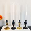 Stylish Alloy Horn Shaped Candle Holder Stand Functional Decoration for Various Settings Modern Designs,Stable Structure