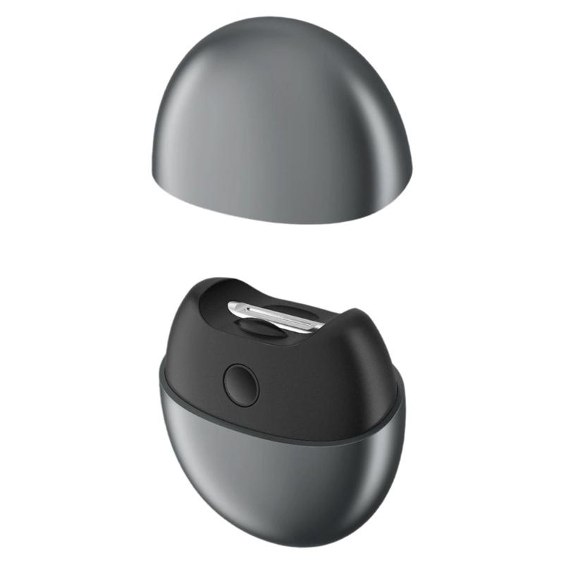 

Automatic Infant Nails Grinder Gentle LED Light For Comfortable Clipping Comfortable Rechargeable Nails Trimmer серый