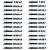 Compatible with BMW X1, X3, X5, X6 xDrive 20i, 28i, 30i, 35i, 40i Displacement Side and Tail Badge