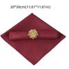 10pcs 30x30cm Table Napkins Washable Smooth Texture Dinner Napkins Multiple Colors Stain-Resistant Cloth Napkins