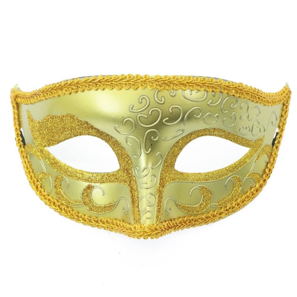 Half Face Cut Masquerade Eye Mask Rhinestone Embedded Side Flower Trim Mardi Gras Eyewear Soft Feather Accent Ribbon Tie Closure