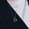 Gaman Silver Clock Tempus Necklace