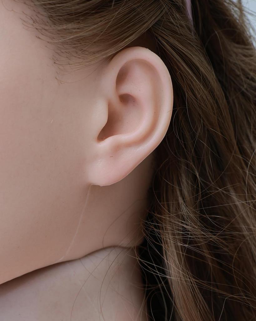 100% Silicone Head Standard Wig Suitable for 130-180CM Sex Doll Body 2 Connection Methods GJ-ZP019