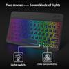 Bluetooth Keyboard Set with Mouse Backlit Keyboard for Phone Tablet
