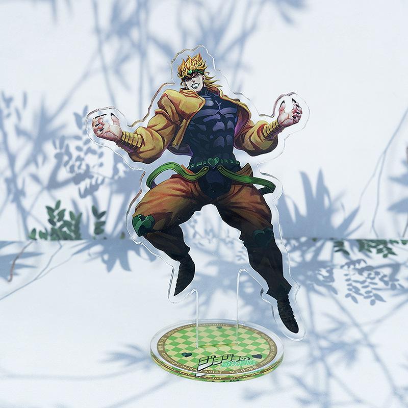 Anime Figure JoJo Bizarre Adventure Cute Cosplay Acrylic Stand Model Plate Desk Decor Standing Sign Keychain for Friend Gifts
