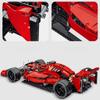 Non-Toxic 1200Pcs Super Racing Car Building Blocks Sets Technical Moc Model Creative 3D Display Bricks Christmas Gifts For Adults Kids