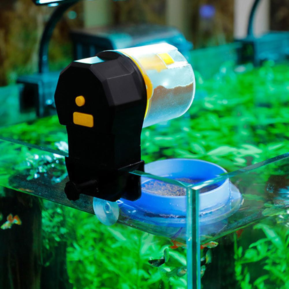 Automatic Fish Tank Feeder Intelligent Timing  Auto Goldfish Dispenser Large Capacity Adjustable Feeding Schedule Food Dispenser