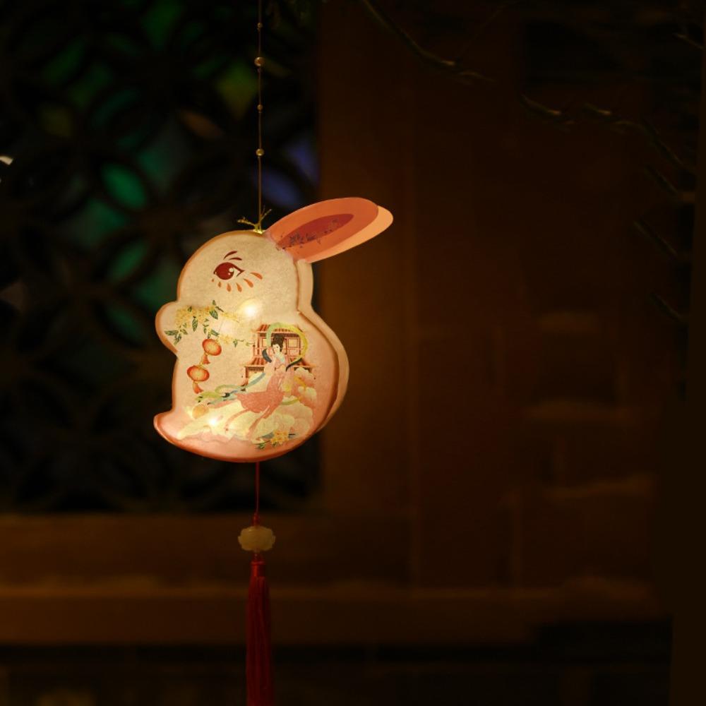 

DIY Craft Festival Lantern Material Kit Paper Ancient Style Handheld Lantern Cultural Event Style 3