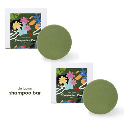 Habon Shampoo Solido Verde Cuoio Capelluto Seborroico, 2 pezzi, 140g