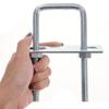 1Pcs With Baffle Pipe U-clamp Screws Right Angle U-bolt New Square Bolt  for Square Tube