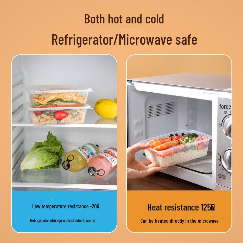 Einweg-Lebensmittelbehälter mit Deckeln