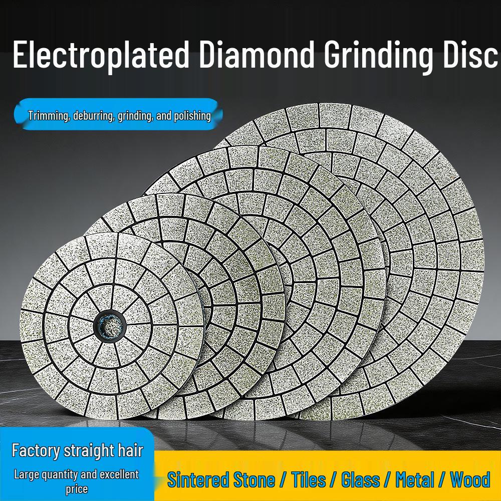 Electroplated Diamond Grinding Disc for Angle Grinders - Ideal for Tile, Marble, and Slab Trimming