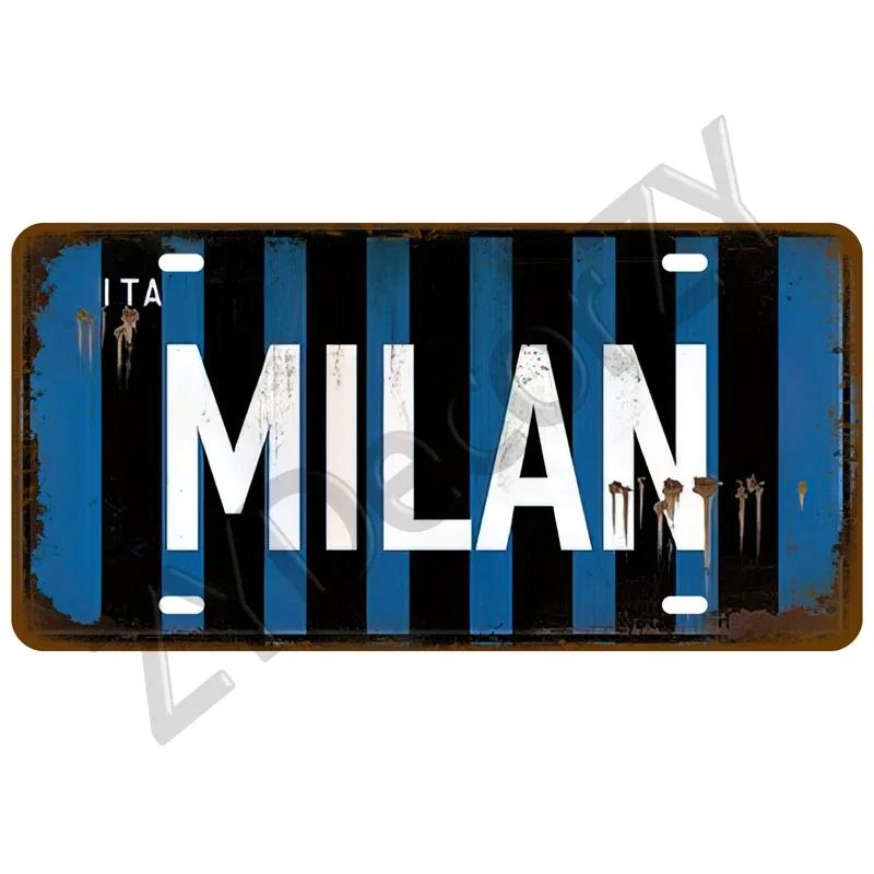 Man Cave Decoration Decor Capital City Plates Plate Vintage Sign For Restaurant Bar Pub Cafe Metal Sign Plaque Landmark