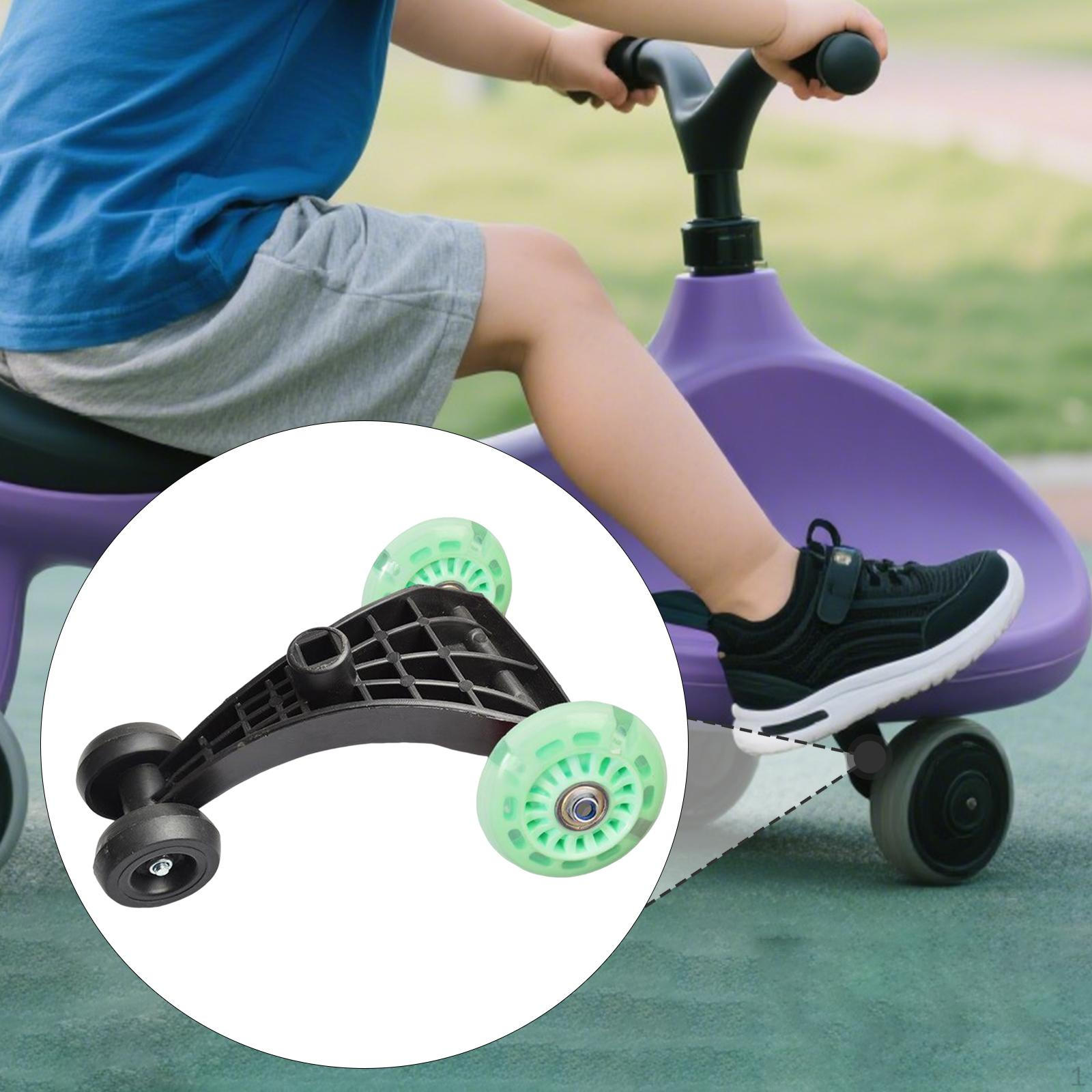 

Children Twist Car Tripod Ride on Toys Part ,Square Hole, Lightweight Swing Wheel Wiggle зелений