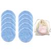 10PC Reusable Makeup Remover Pads Washable Round Bamboo Make Up Pads Cloth Nursing Pads Skin Cleaning SkinCare Tools